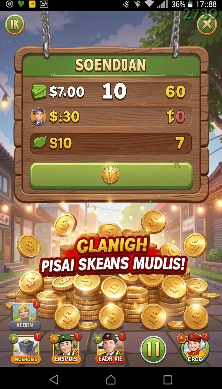 Cuplikan layar DEPOSIT42 — menu navigasi