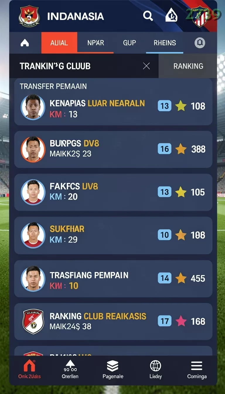 Cuplikan layar DANA777 — halaman utama